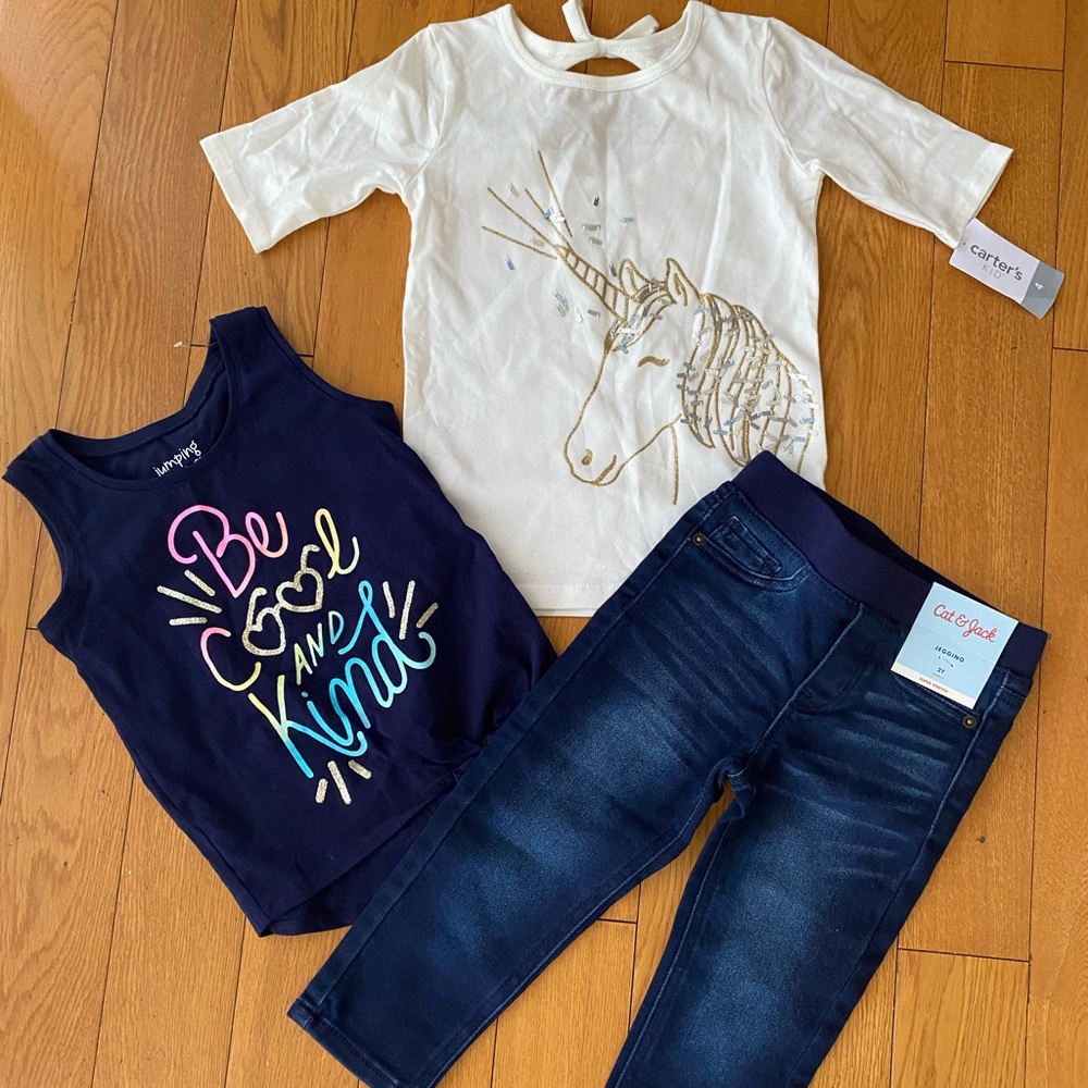 New girls outfit 2T, 3T and 4 sold together